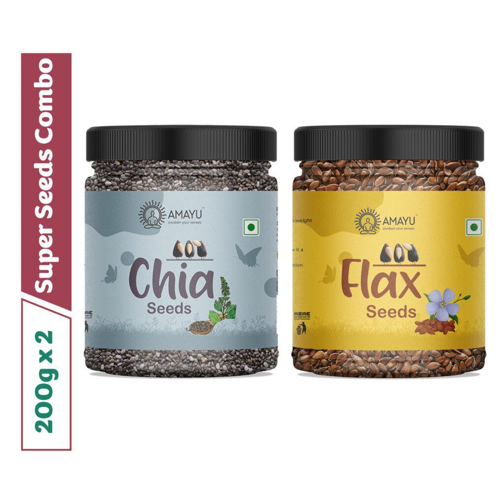 Raw Chia Flax Seeds