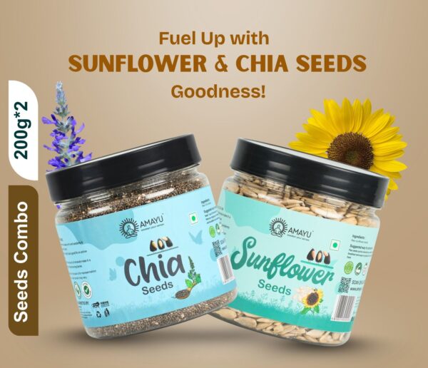 Raw Chia Sunflower Seeds Combo 200g