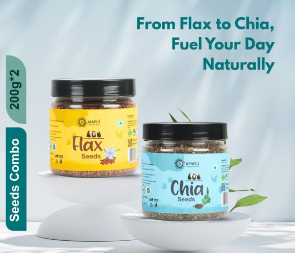Raw Chia Flax Seeds 200g