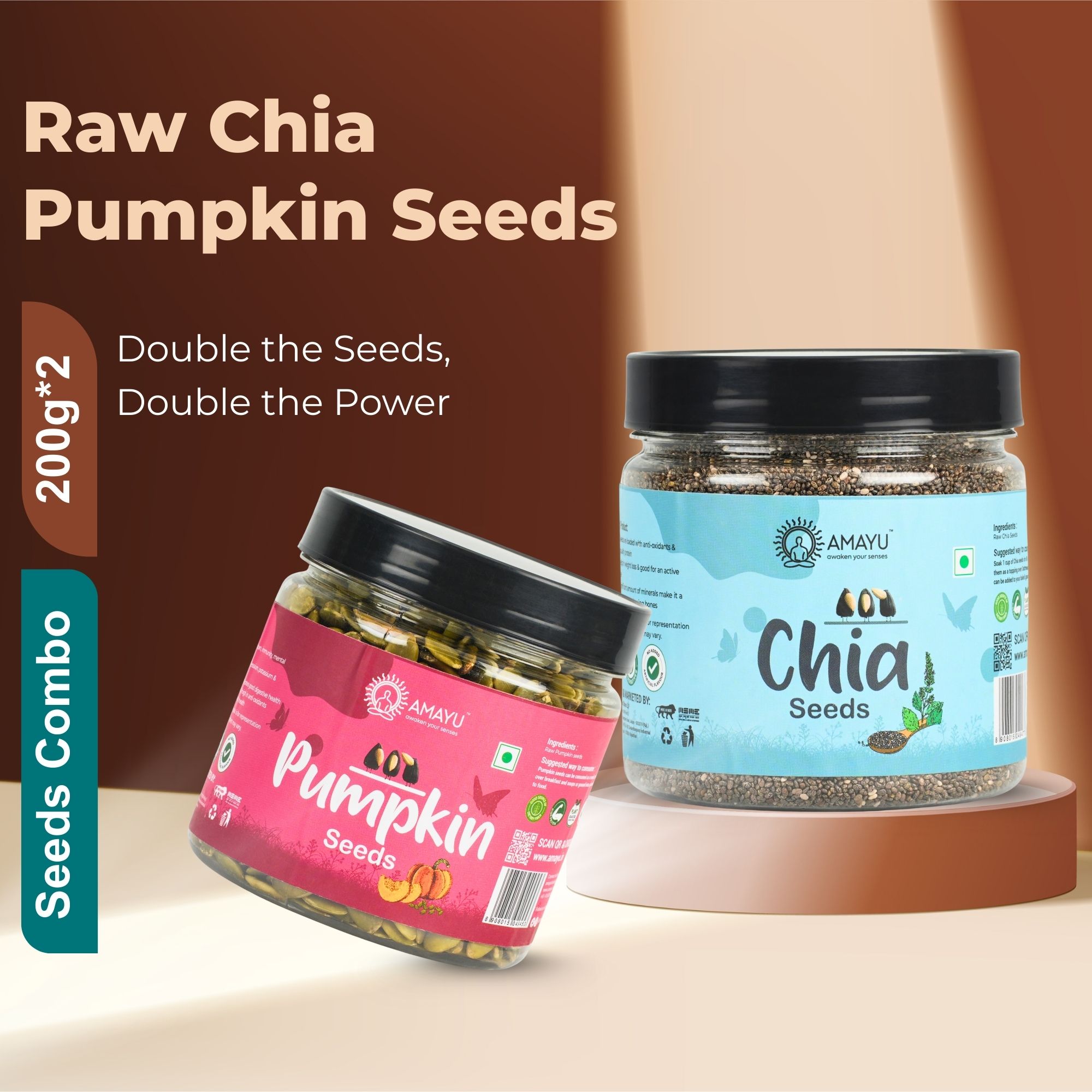 Raw Chia Pumpkin Seeds 200g