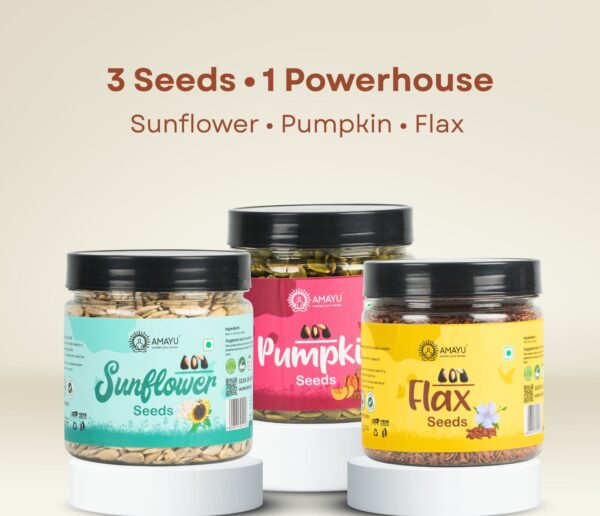 Raw Pumpkin Flax Sunflower Seeds 200g