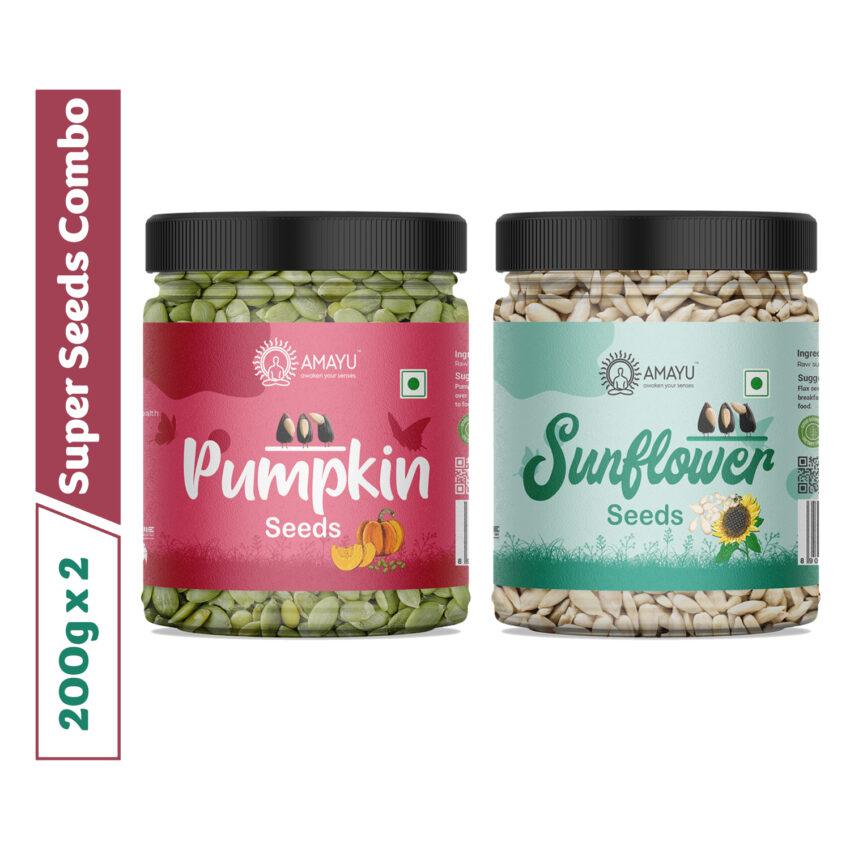 Raw Pumpkin Sunflower Seeds Combo