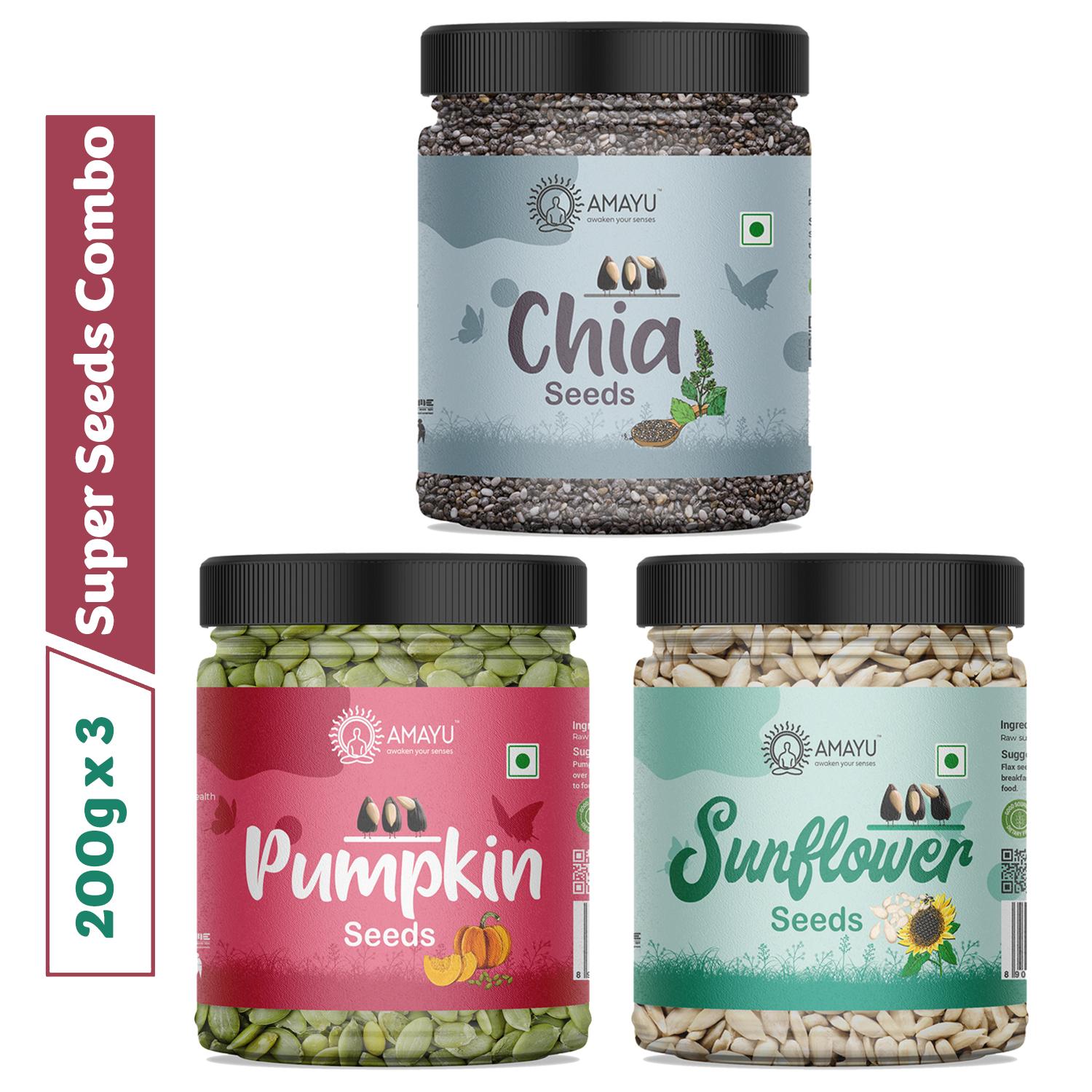 Raw Chia Pumpkin Sunflower Seeds