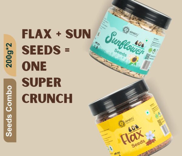 Raw Sunflower Flax Seeds 200g