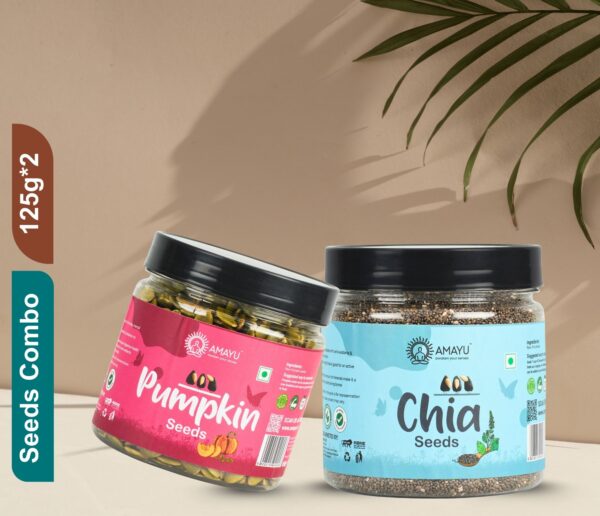 Raw Chia Pumpkin Seeds Combo 125g