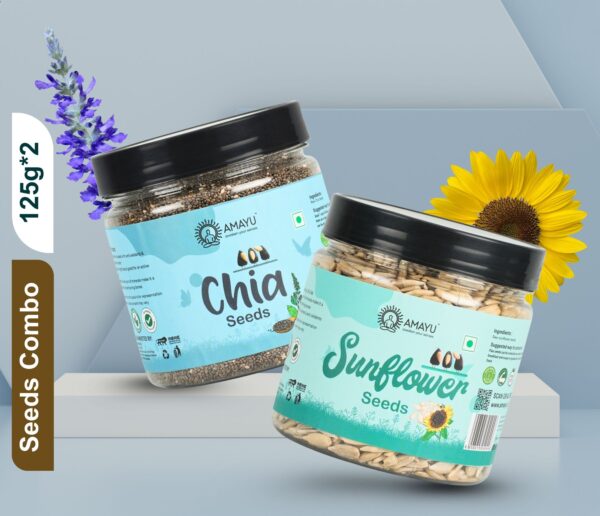 Raw Chia Sunflower Seeds Combo 125g