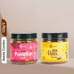 Raw  Pumpkin Flax Seeds Combo 125g