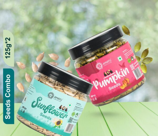Raw Pumpkin Sunflower Seeds Combo 125g